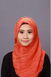 Pashmina Hassen Orange